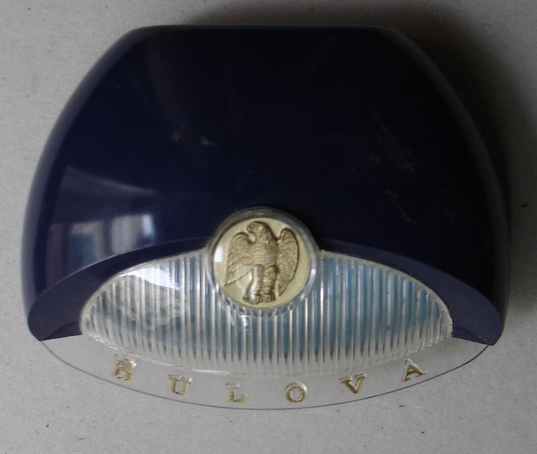 Astuccio d'Epoca Bulova President   Design Spaziale Anni '50