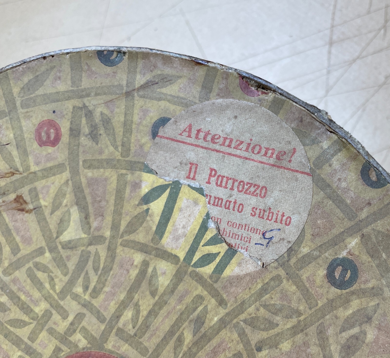 Abruzzo, Pescara, Dolciaria d'Amico: Scatola Per Parrozzo, Pubblicitaria D'Epoca