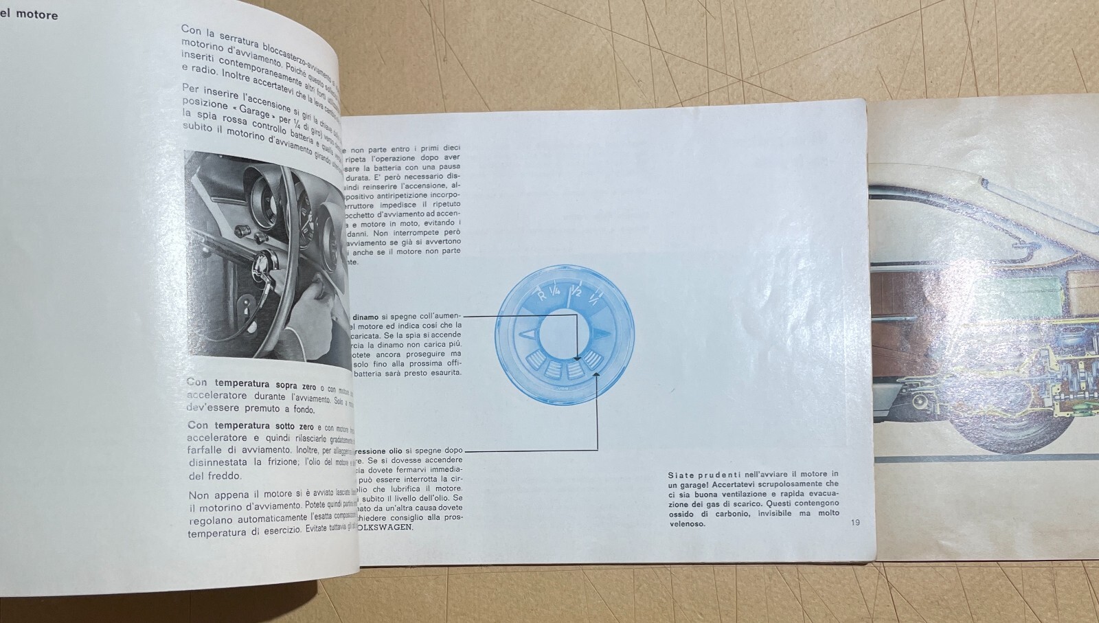 Libretto Uso E Manutenzione Volkswagen 1600, 1965