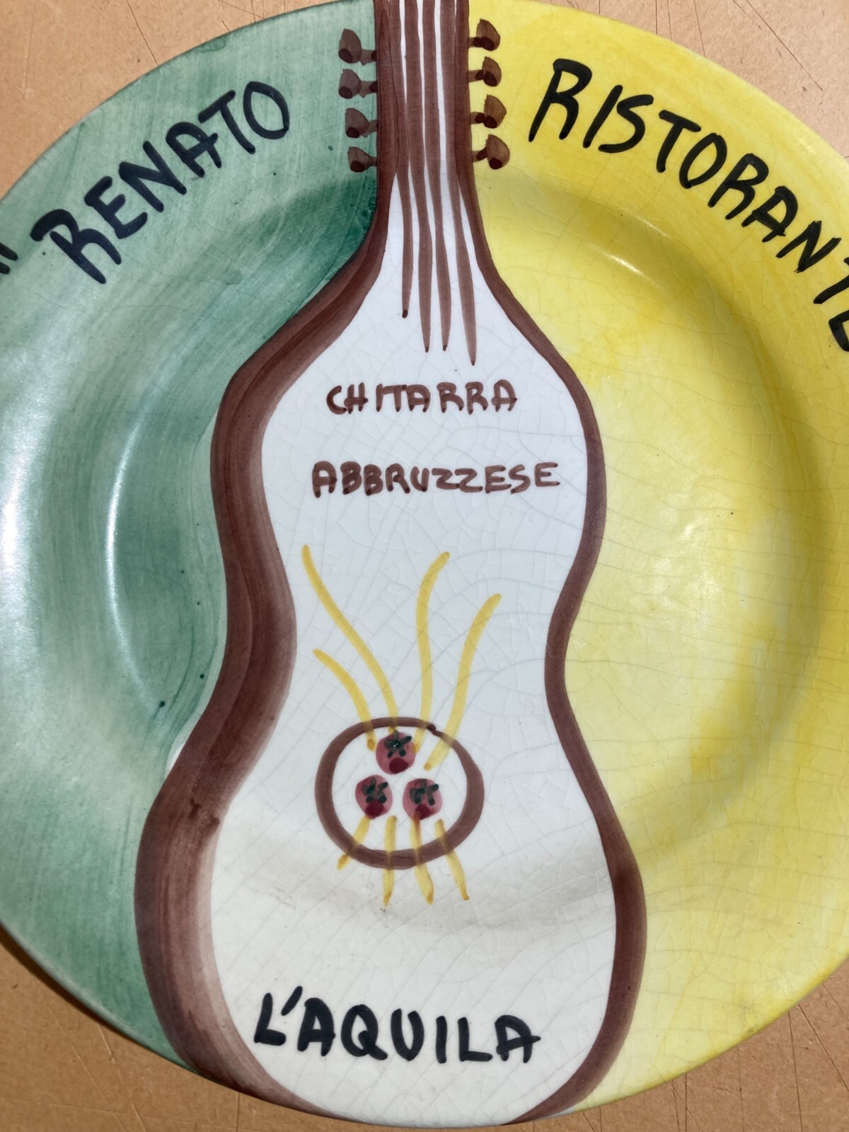 Abruzzo, L'Aquila, Ristorante Renato: Piatto Pubblicitario, Pasta E Cucina
