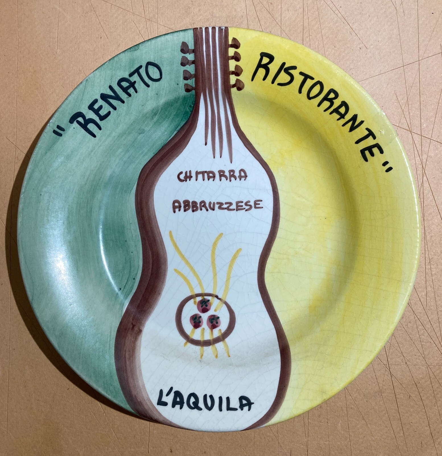Abruzzo, L'Aquila, Ristorante Renato: Piatto Pubblicitario, Pasta E Cucina