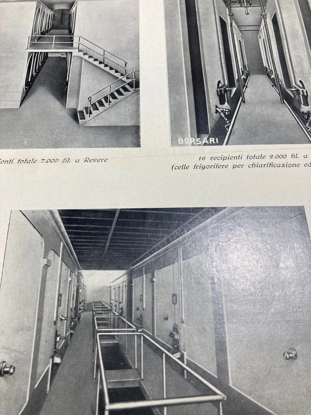 Borsari & C. Milan: Reinforced Concrete Barrels and Tanks, Advertising Leaflet