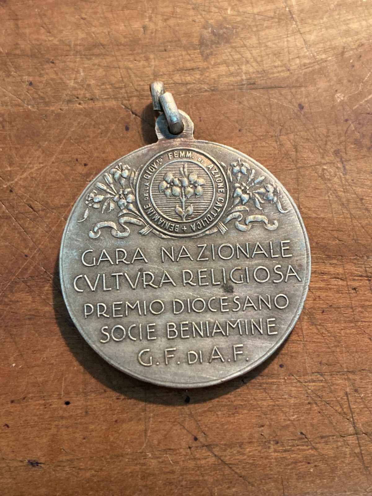 Medaglia Gara Nazionale Cultura Religiosa: Cartografia d'Italia