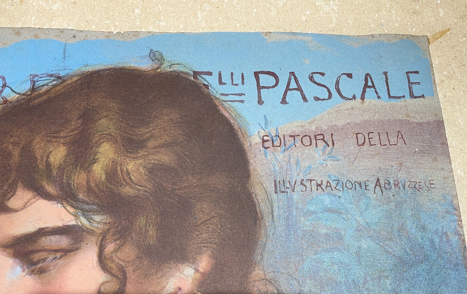 Abruzzo, Popoli: Arte Di Basilio Cascella, Pubblicitaria d'Epoca Centerbe Pascale