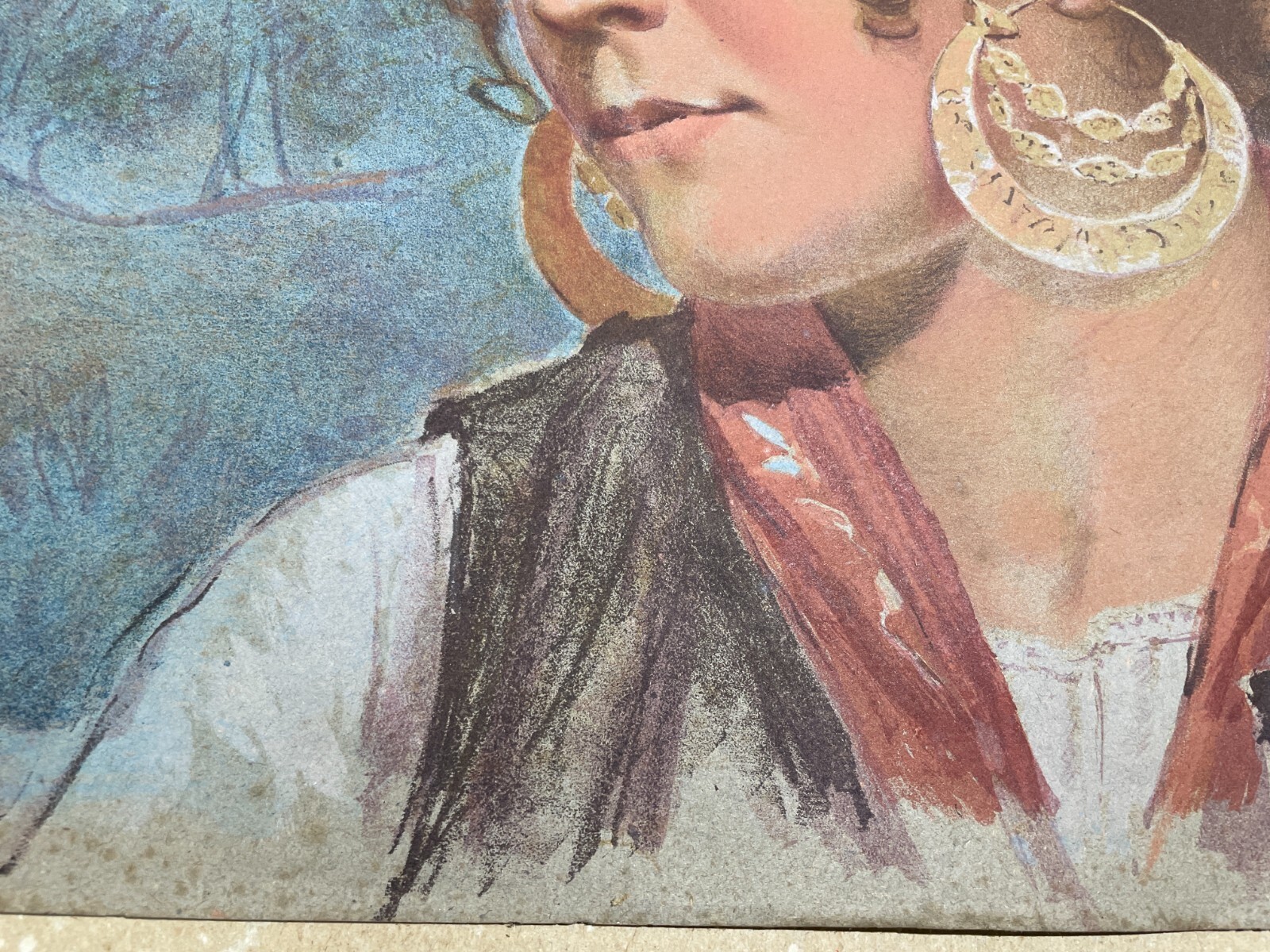 Abruzzo, Popoli: Arte Di Basilio Cascella, Pubblicitaria d'Epoca Centerbe Pascale