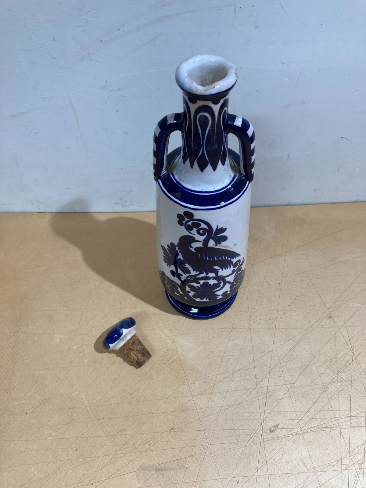 Liquori Distillerie Pedroni, Milano   Bottiglia In Ceramica Pubblicitaria, Faenza