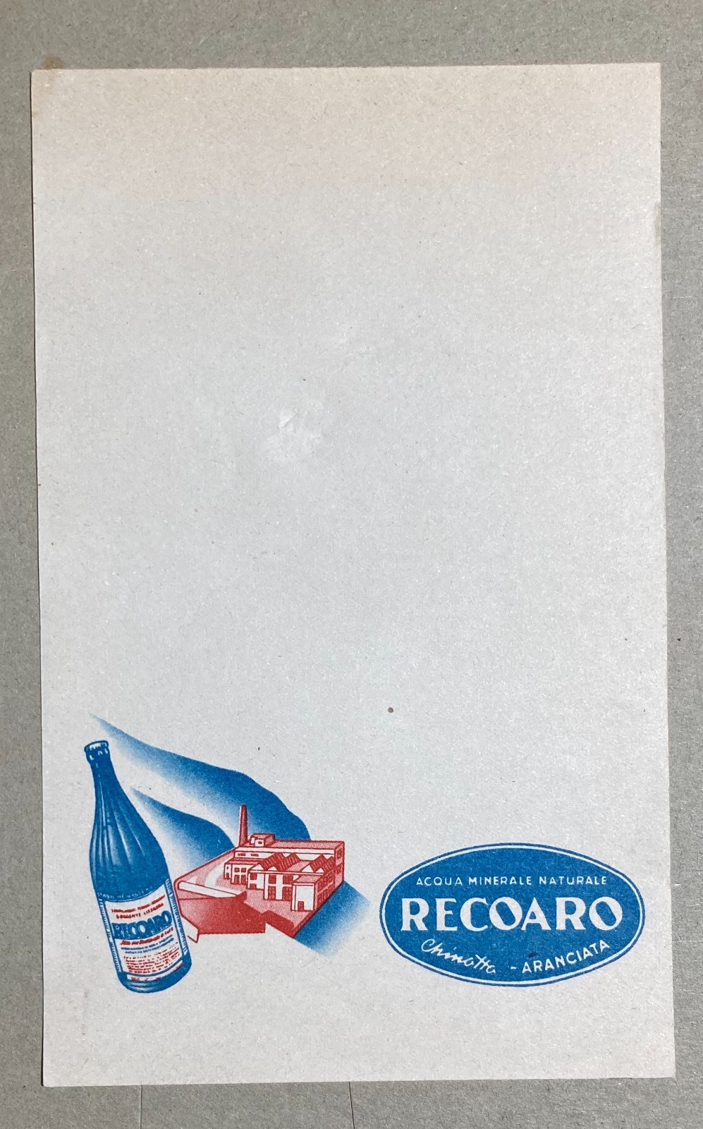 Pubblicitaria Da Collezione: Recoaro   Acqua Minerale, Chinotto, Aranciata
