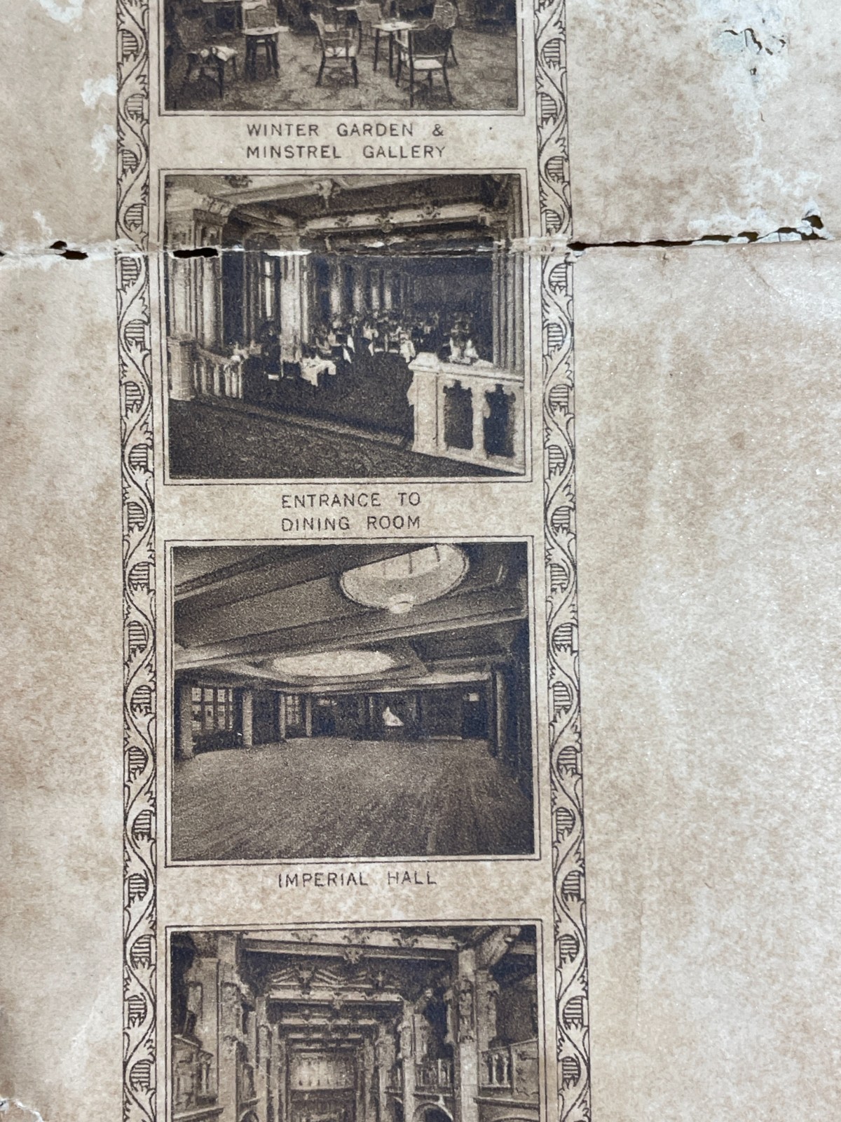 Antica Pubblicitaria: Carta Da Lettera Intestata Dell'Imperial Hotel Di Londra