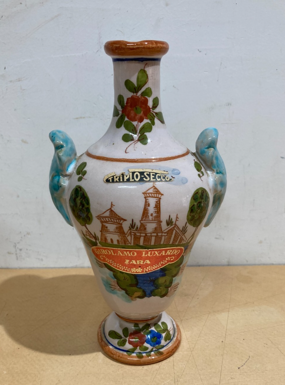 Ceramiche Da Collezione   Faenza   Fortificazioni   Pubblicitaria Liquore Luxardo