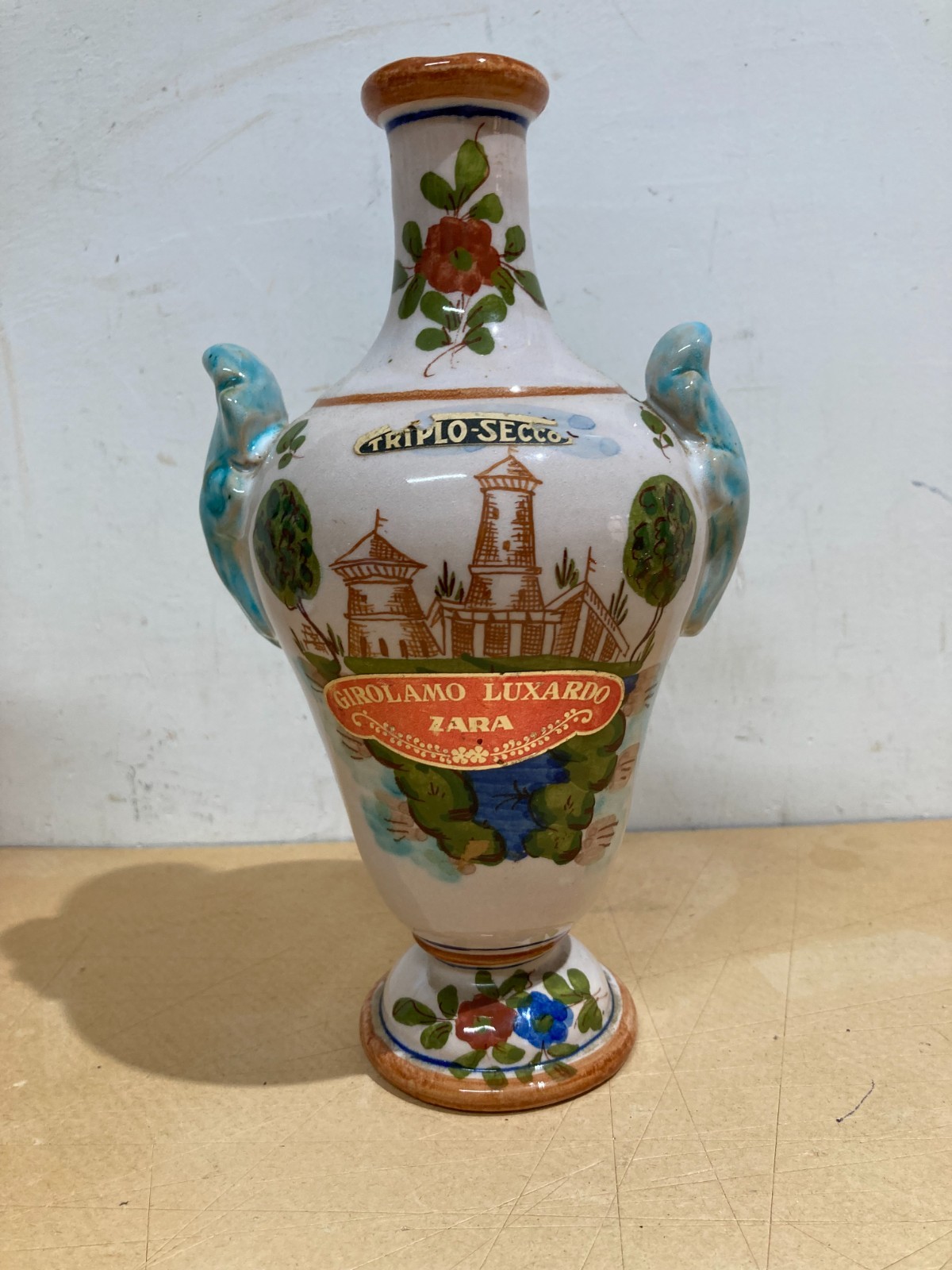 Ceramiche Da Collezione   Faenza   Fortificazioni   Pubblicitaria Liquore Luxardo