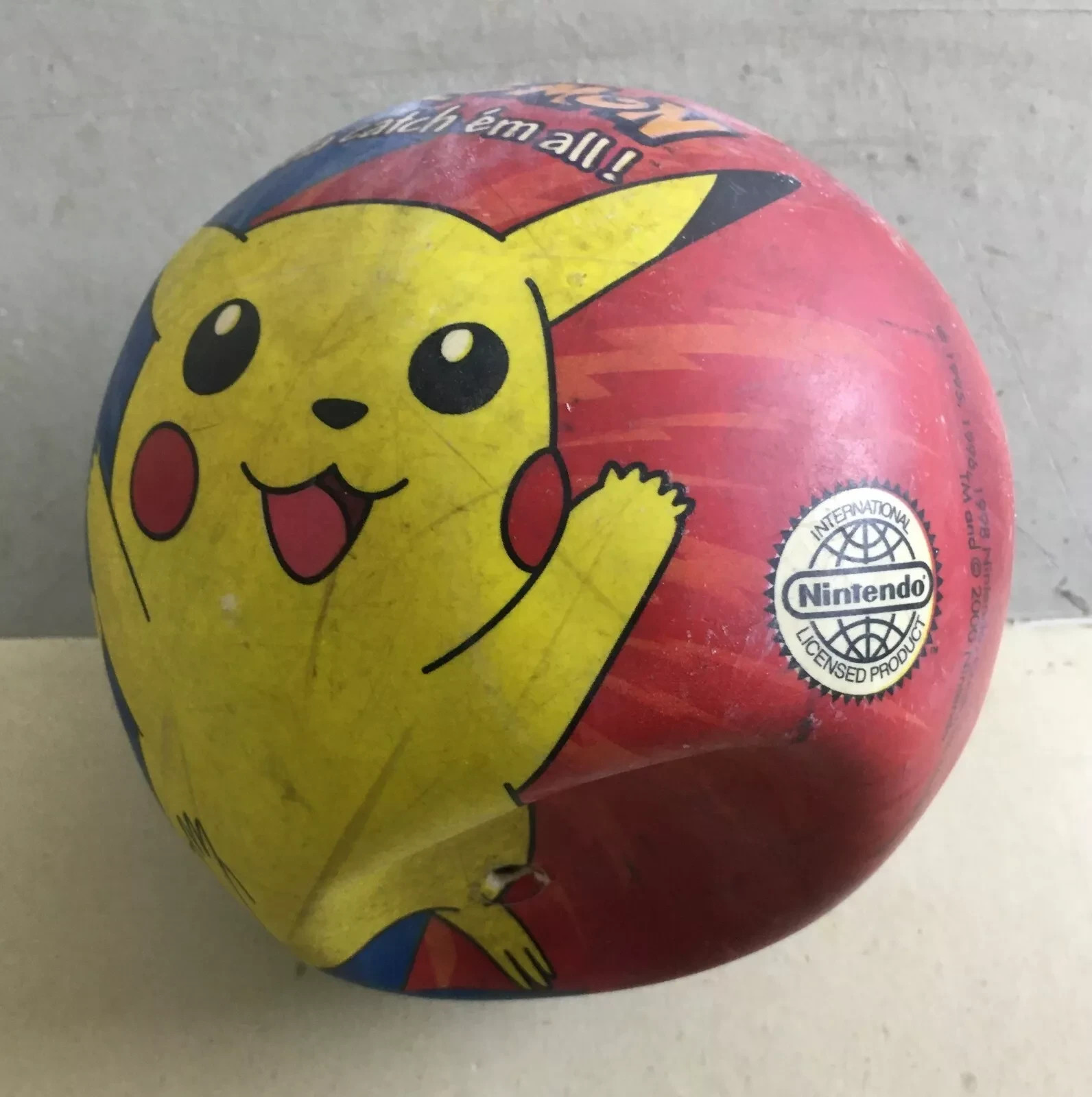 Giochi: Pallone Pubblicitario Con Illustrazioni Pokemon, Nintendo