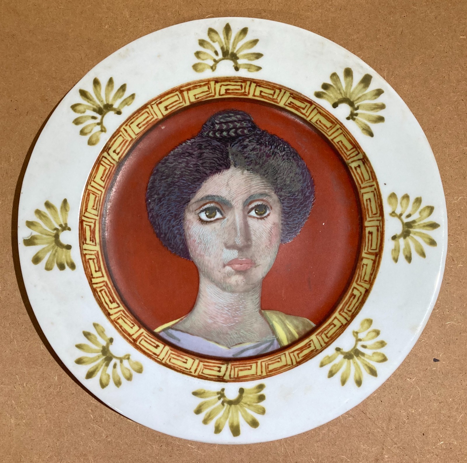 Arte Pompeiana. Piatto Pubblicitario Wella. Federico Bellami, 1980
