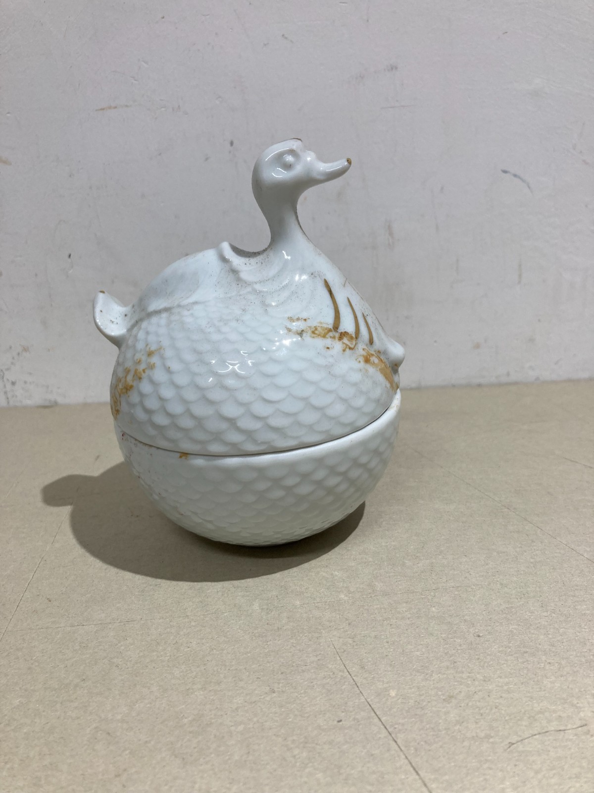 Soprammobile Da Collezione: Scatola In Porcellana Monica Vitti