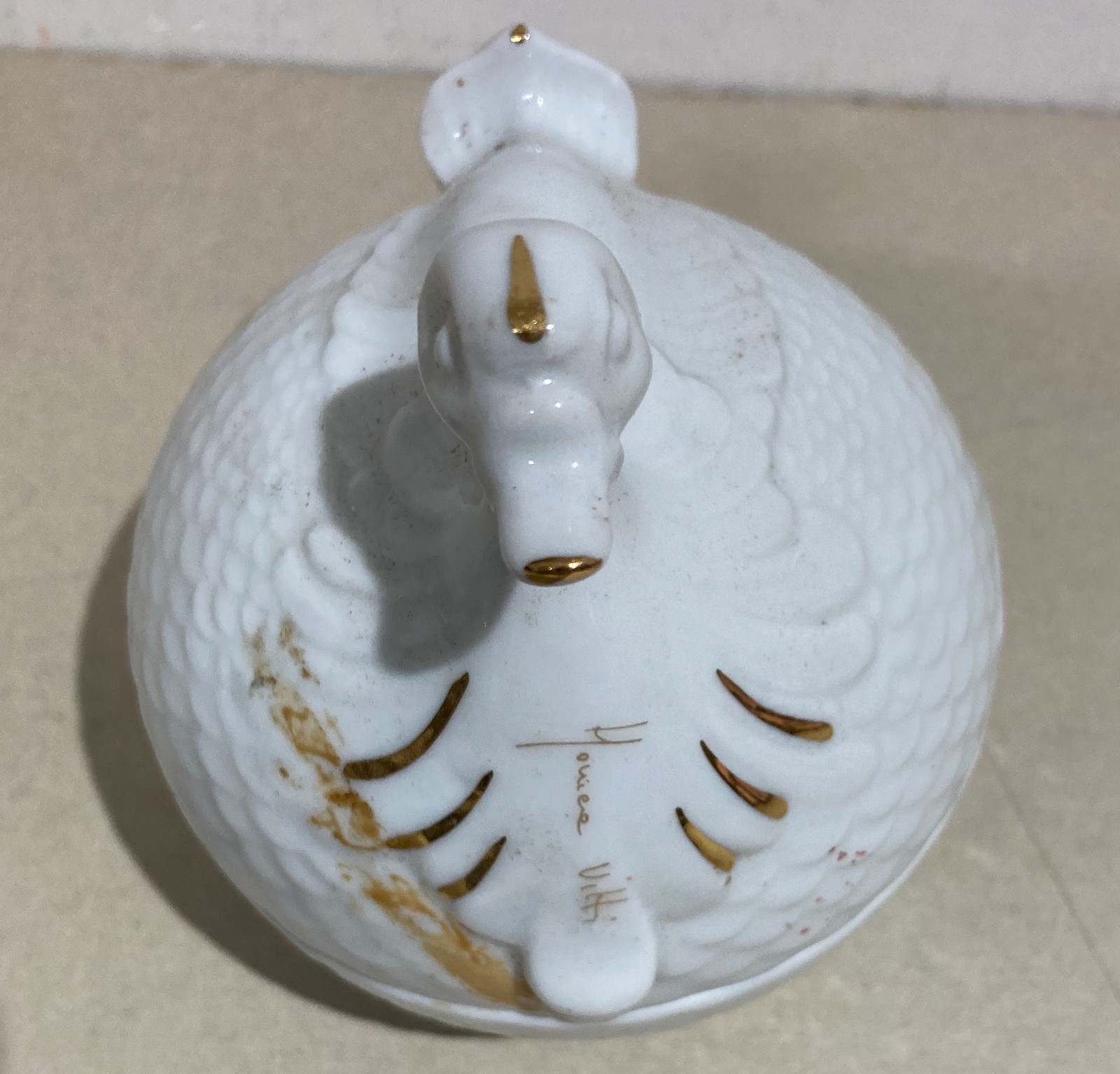Soprammobile Da Collezione: Scatola In Porcellana Monica Vitti