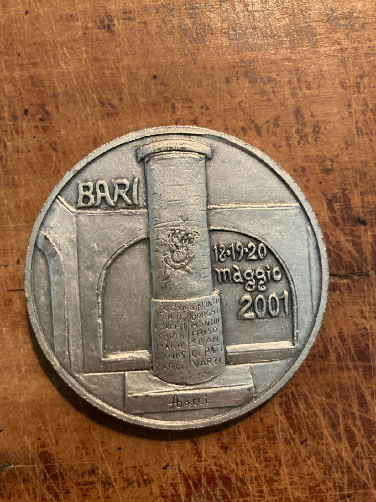 Arte Della Medaglia   Militaria   Bersaglieri   Raduno Di Bari   Puglia   2001   Bacci