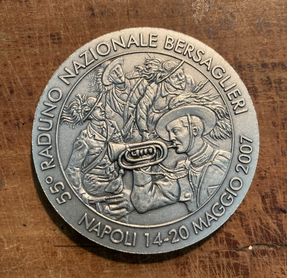 Arte Della Medaglia   Militaria   Bersaglieri   Raduno Di Napoli   2007