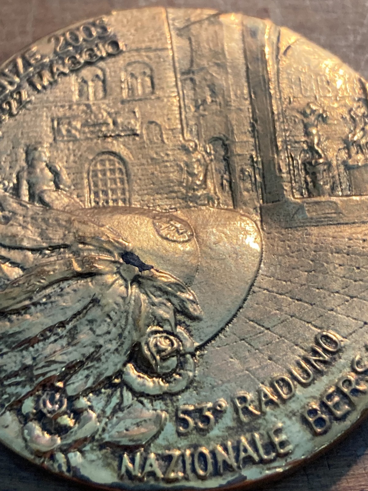 Medaglia Commemorativa Del 53° Raduno Nazionale Bersaglieri, Firenze, Maggio 2005