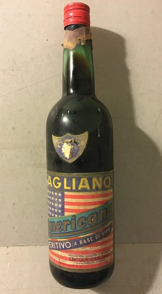 Vino, Enologia, Liquori: Amaro Americano Gagliano, Cavalcaselle, Pubblicitaria