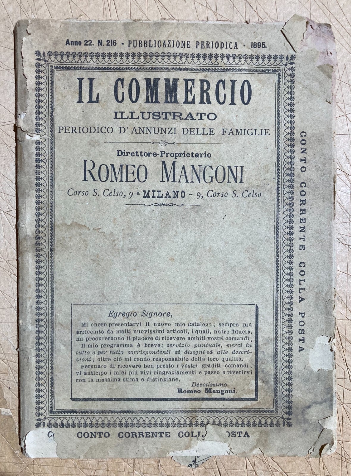 Antico Catalogo Illustrato Mangoni: Casalinghi, Attrezzi, Agraria, Giochi E Orologi