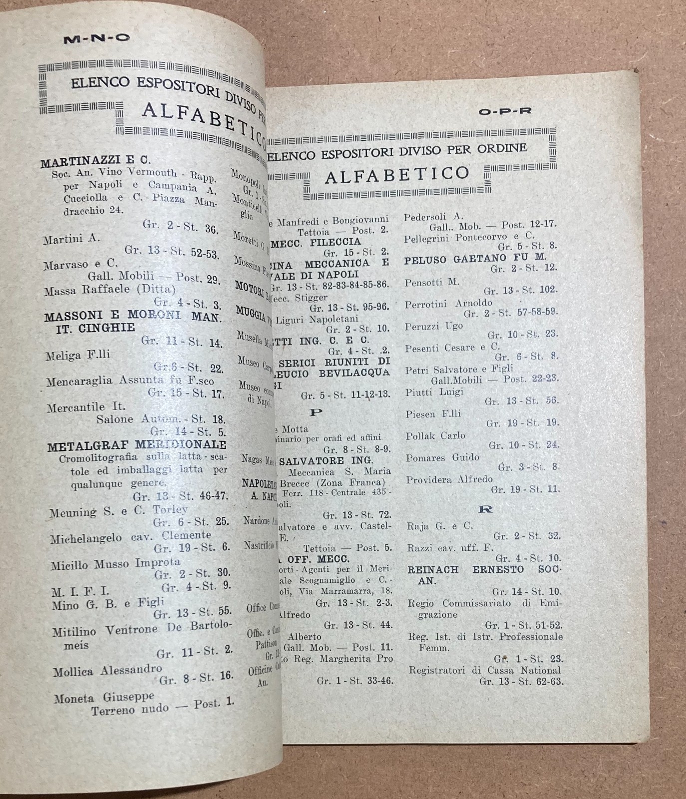 Napoli   Economia   Fiera Campionaria   Catalogo Pubblicitario 1921