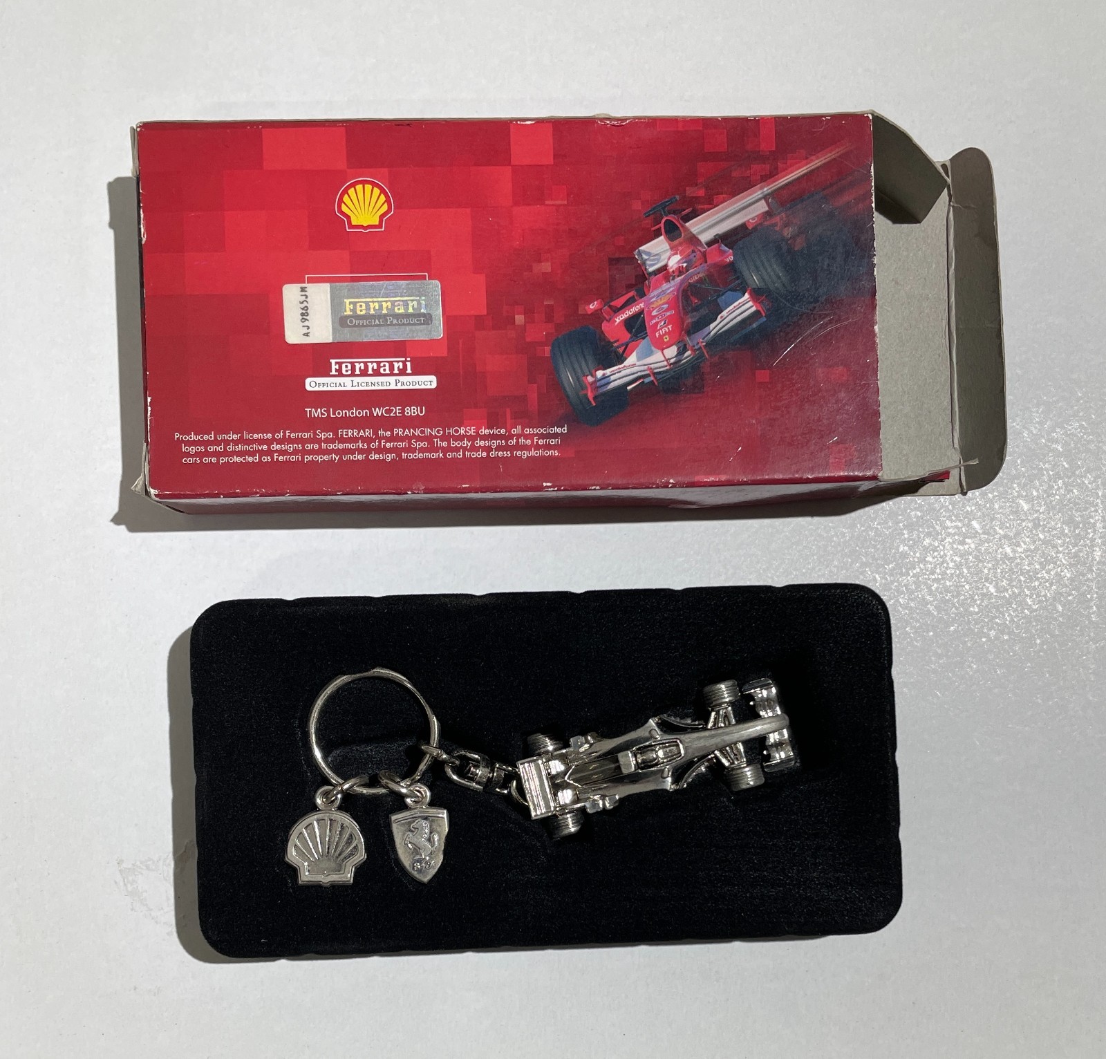 Automobilismo   Pubblicitaria Ferrari   Carburanti Shell   Decorativo Portachiavi