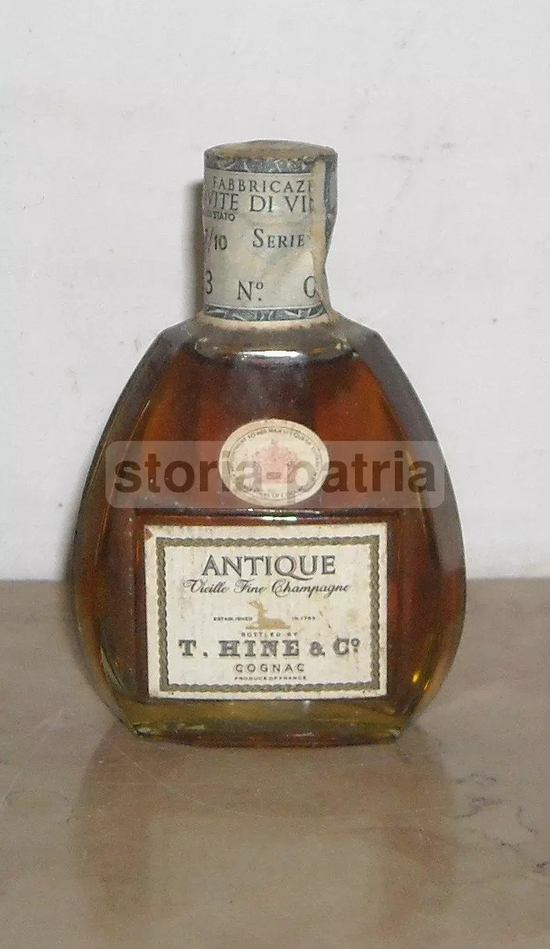 Cognac Hine   Bottiglia Mignon Pubblicitaria Con Sigillo Monopolio