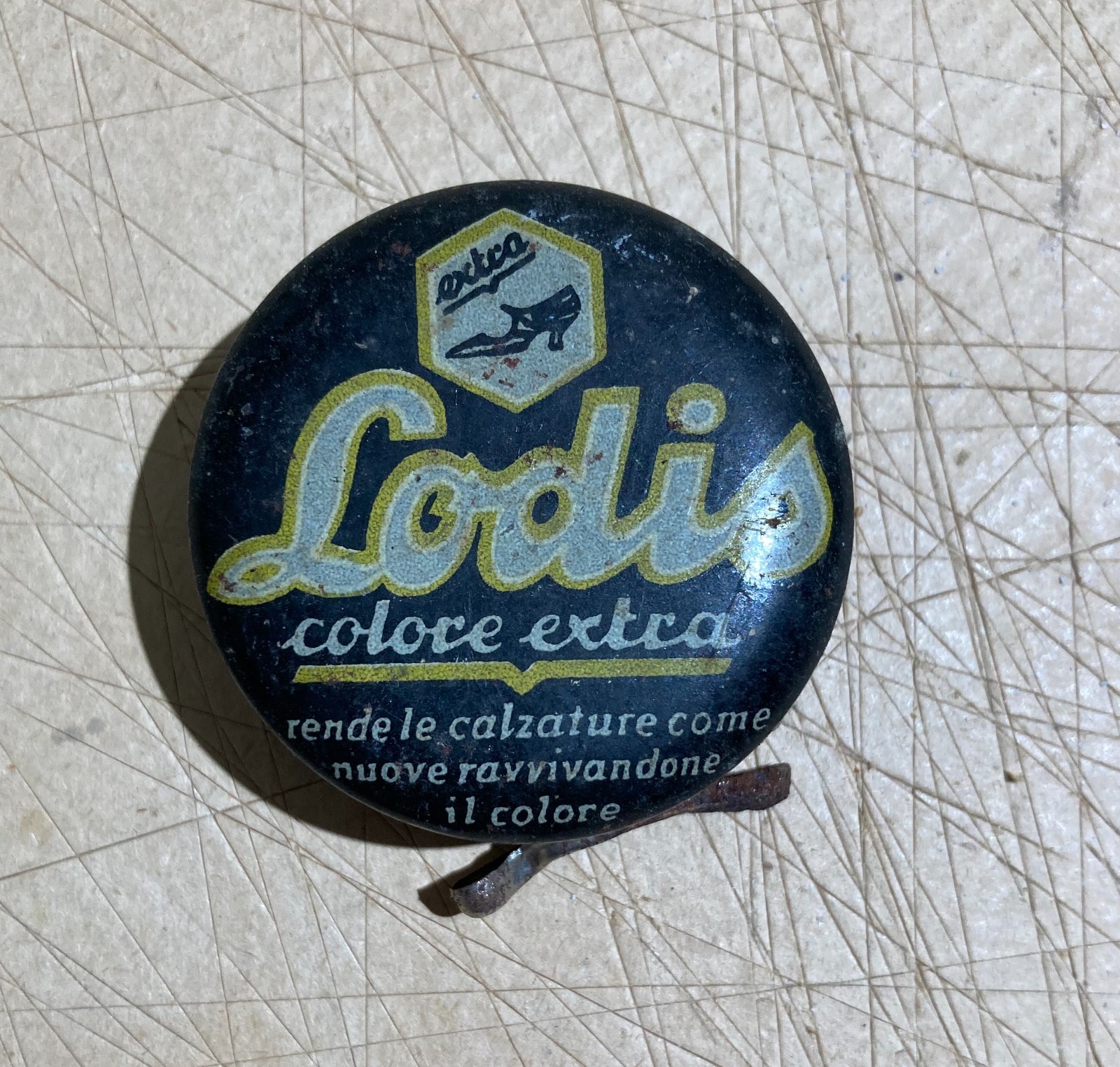 Calzature, Lucido Per Scarpe Lodis, Sidol, Firenze. Astuccio Pubblicitario Vuoto.