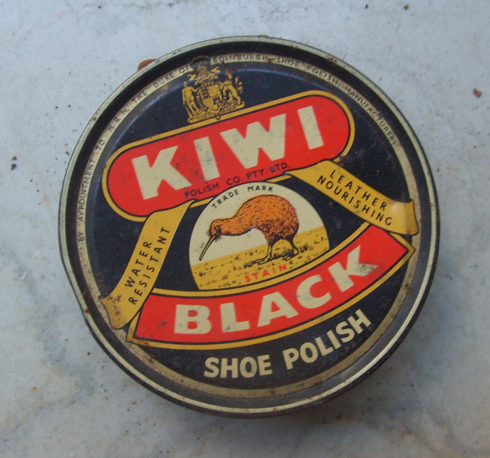 Moda Calzoleria: Vecchia Scatola Pubblicitaria Kiwi Black