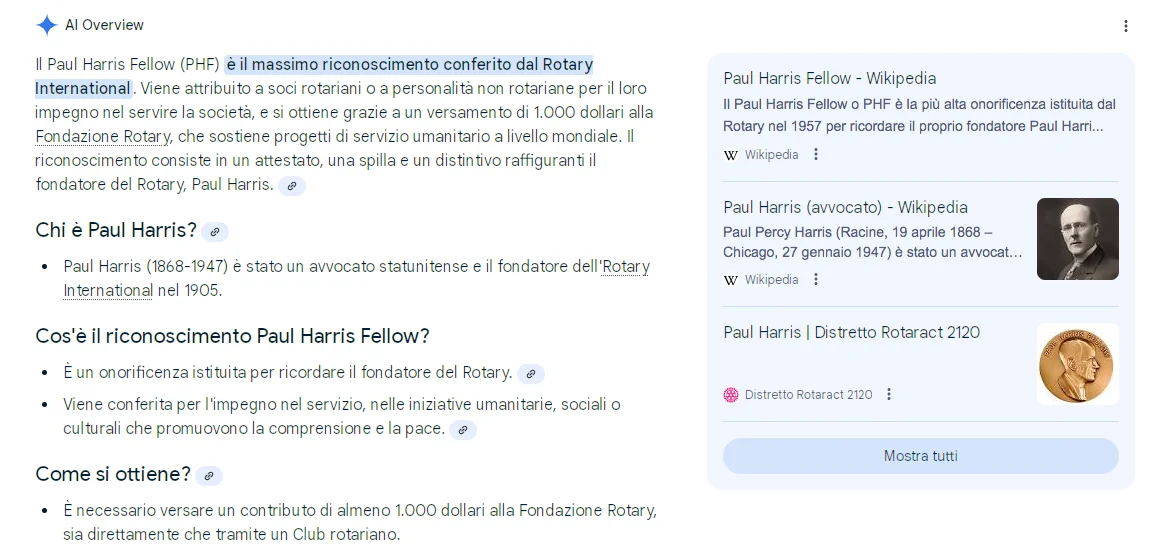 Rotary Club, Paul Harris Fellow, Advertising Pin with Portrait
