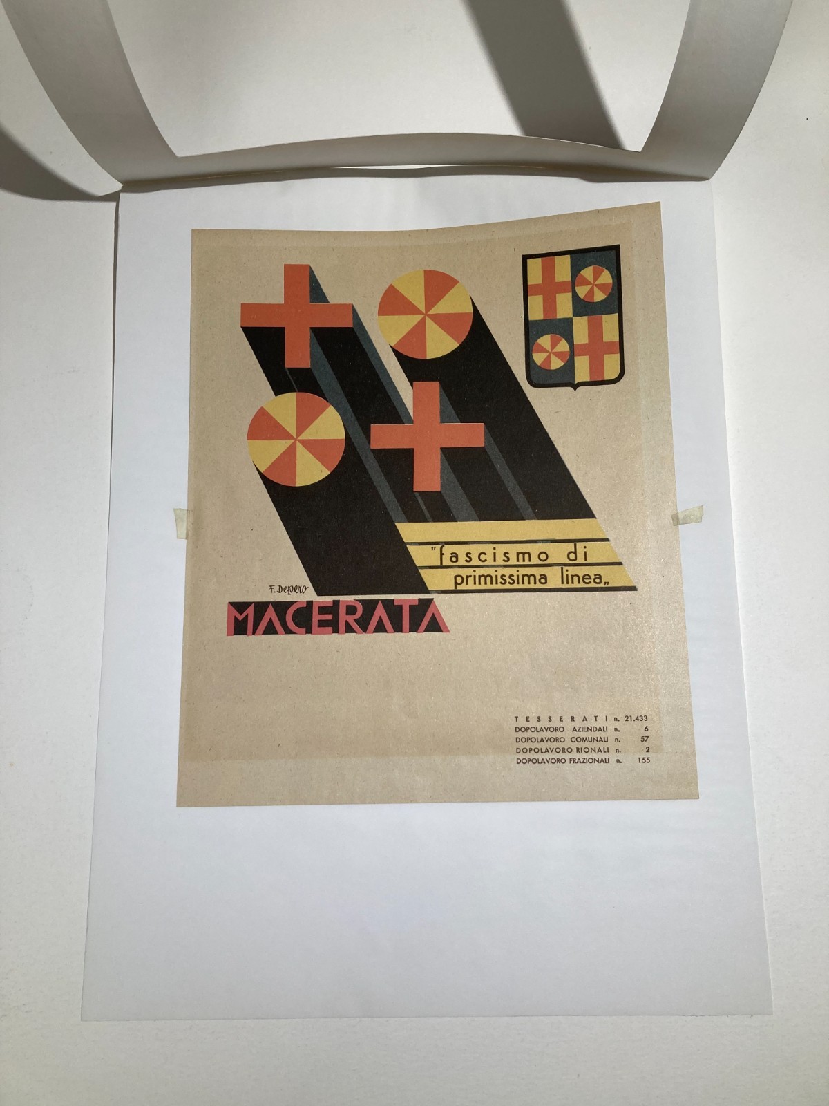 Marche, Macerata, Futurismo E Fascismo: Grafica Pubblicitaria Futurista Di Fortunato Depero, Anni '30