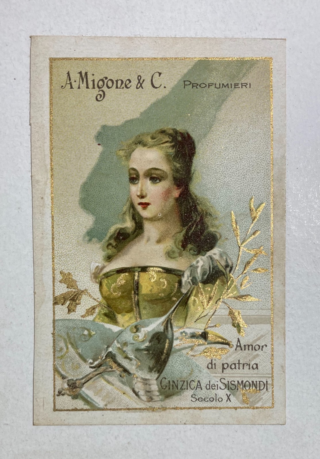 Profumeria E Cosmesi, Pubblicitaria Migone: Kinzica De' Sismondi, Ritratto, Pisa