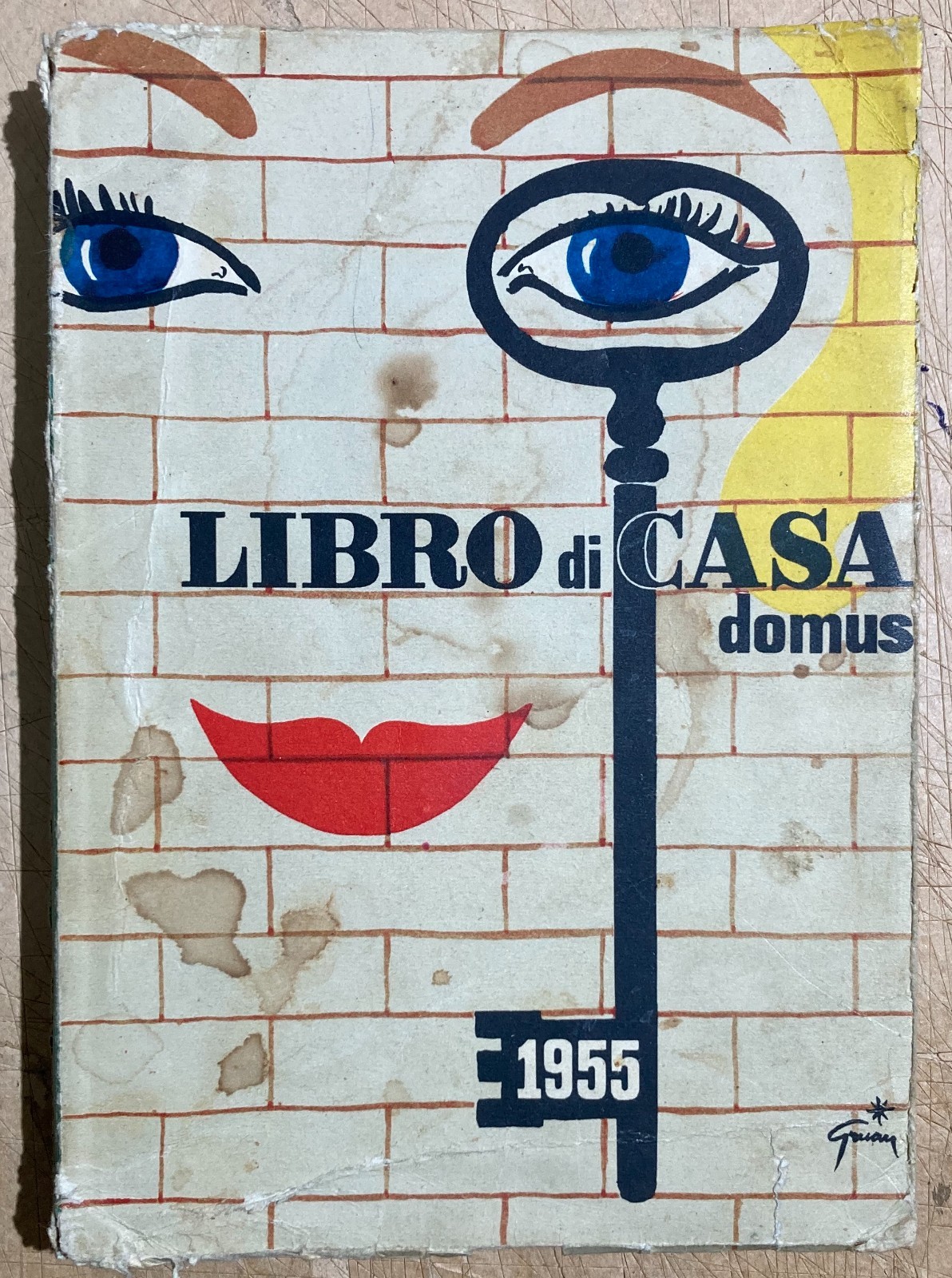 Libro Di Casa 1955: Agenda Di Casa, Cucina E Pubblicità Illustrata Da Gruau