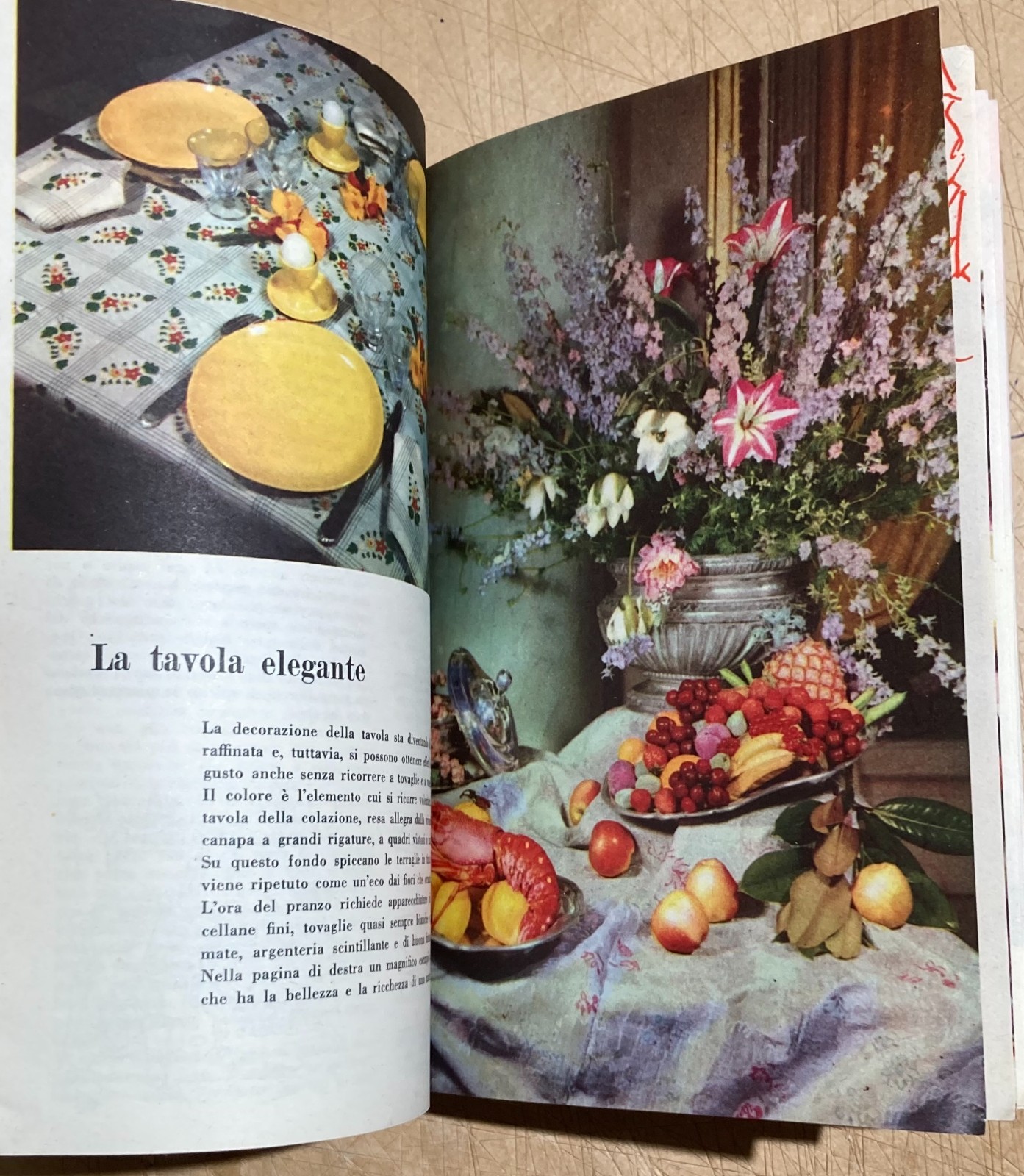 Libro Di Casa 1955: Agenda Di Casa, Cucina E Pubblicità Illustrata Da Gruau