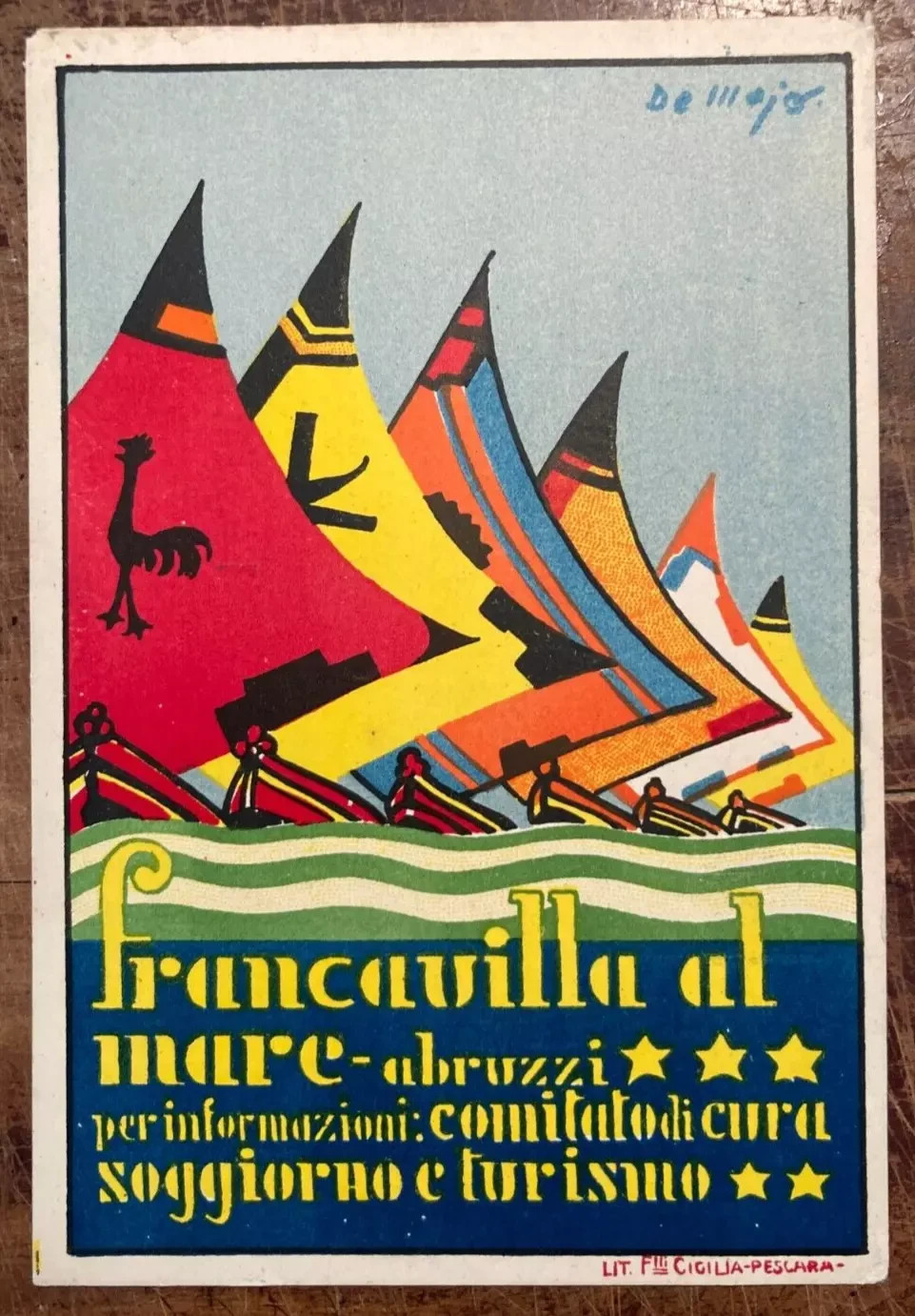 Abruzzo, Francavilla A Mare: Automobilismo, Artista De Majo, Lito Ciglia, Pubblicità