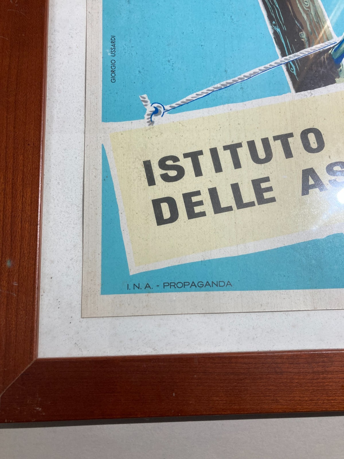 Assicurazioni, Previdenza, Malattie, Vecchiaia: Stampa Pubblicitaria INA Di Giorgio Ussardi