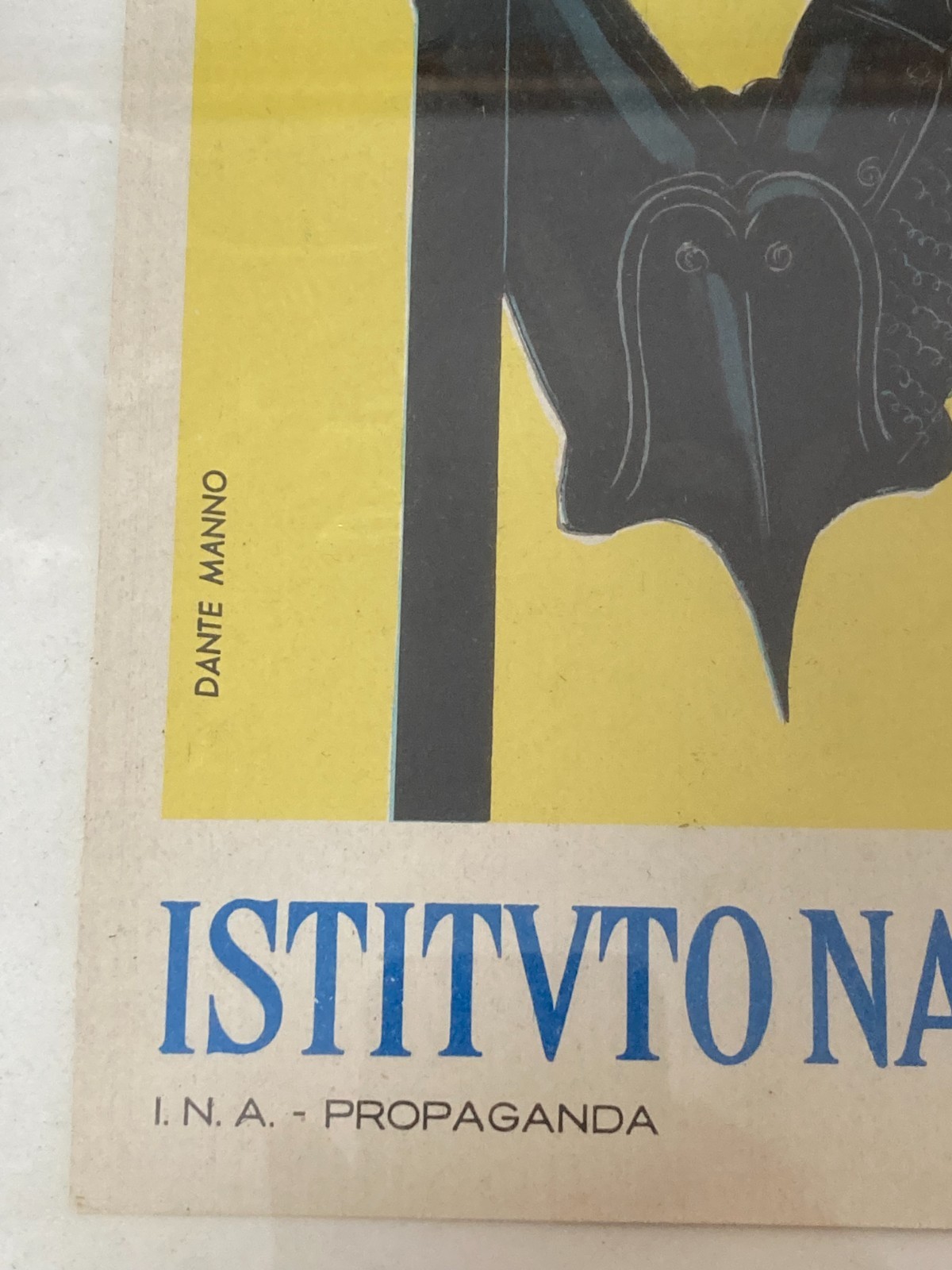 Assicurazioni INA: Previdenza E Famiglia. Stampa Pubblicitaria Di Dante Manno