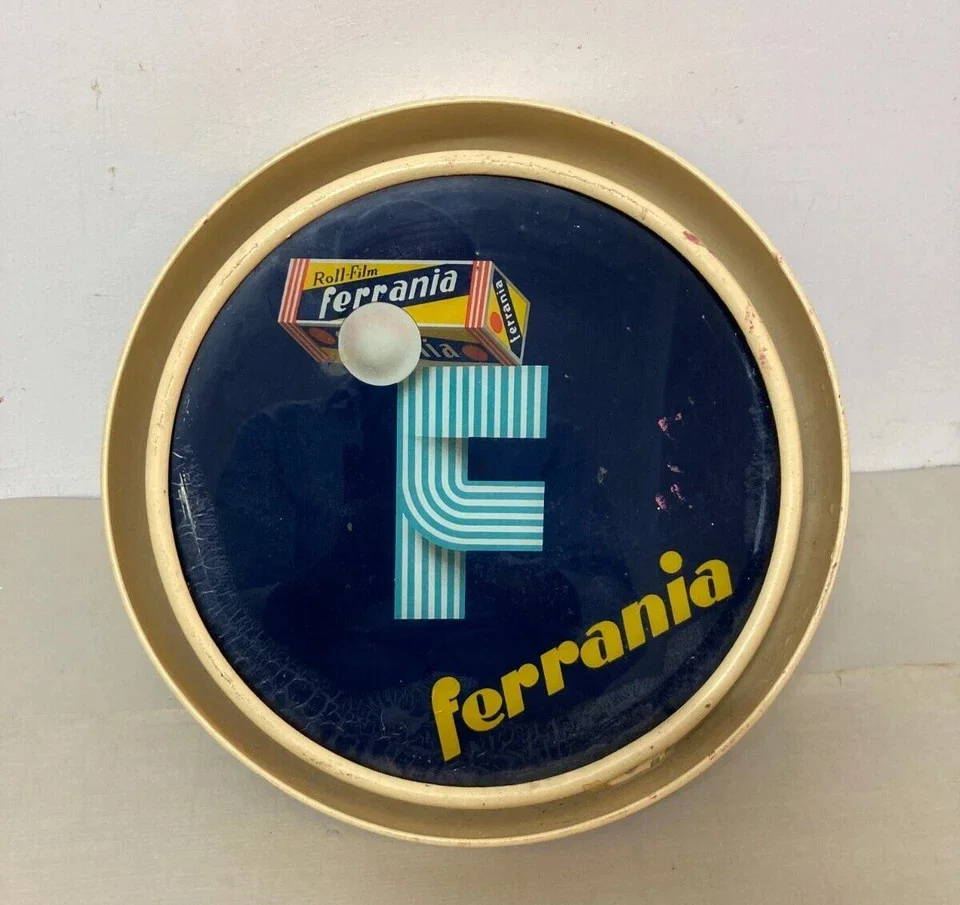 Illuminated Advertising Sign, Ferrania Roll Film