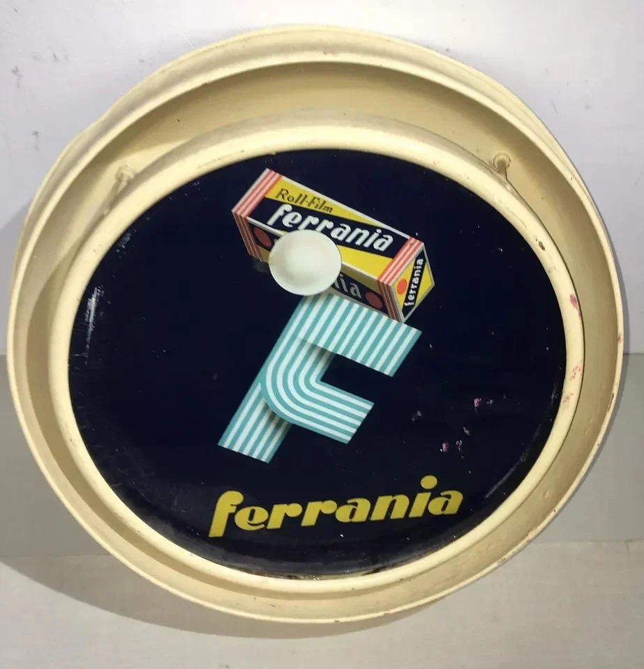Illuminated Advertising Sign, Ferrania Roll Film