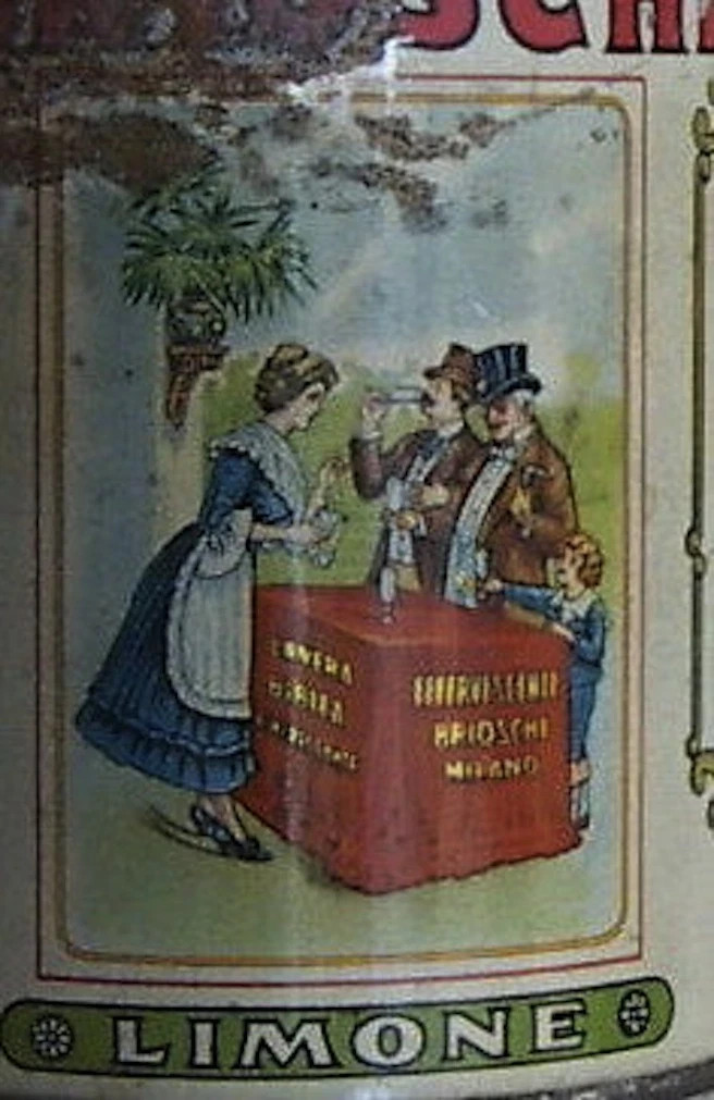 Decorativa Latta Pubblicitaria: Barattolo Brioschi Effervescente Al Limone