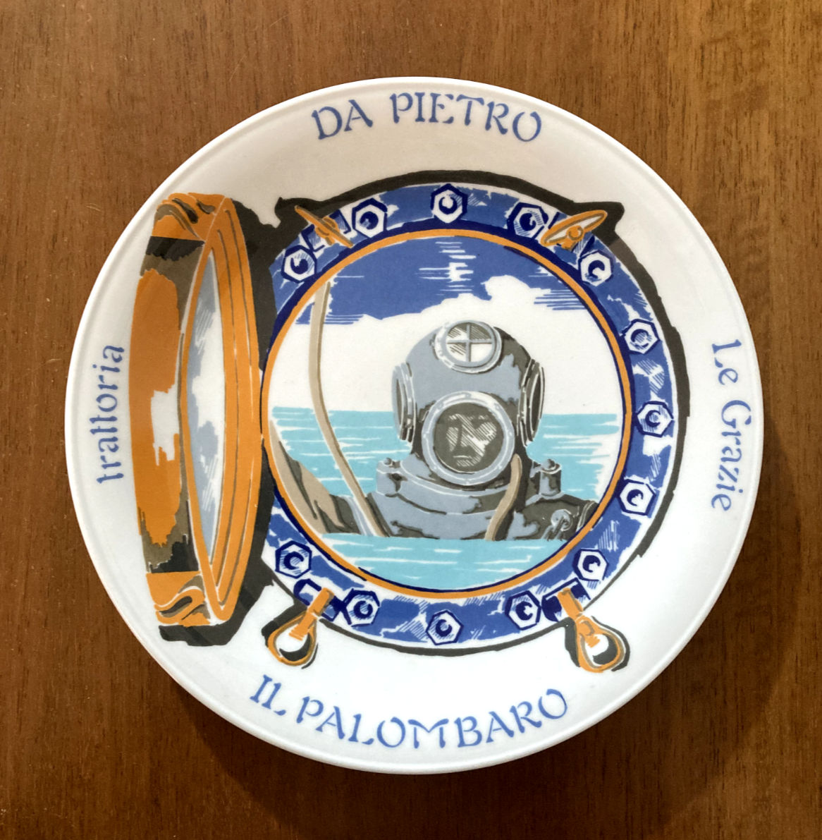 Cucina, Ceramiche Da Collezione, Piatto Pubblicitario Richard Ginori, Palombaro