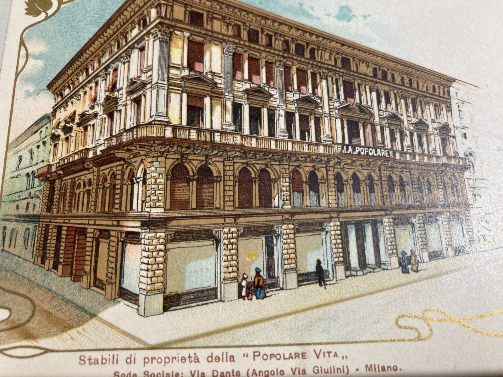 Assicurazioni   Popolare Vita   Veduta Architettonica   Milano   Pubblicitaria A Colori