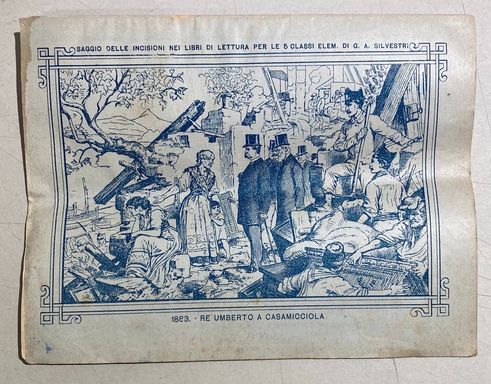 Scuola, Istruzione, Arte Del Disegno. A. Capuzzo, Antico Quaderno, Savoia, Casamicciola