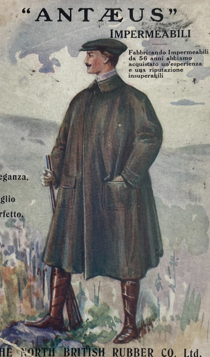 Moda Maschile: Impermeabili Antaeus North British Rubber Co. Ltd. Milano, Edimburgo