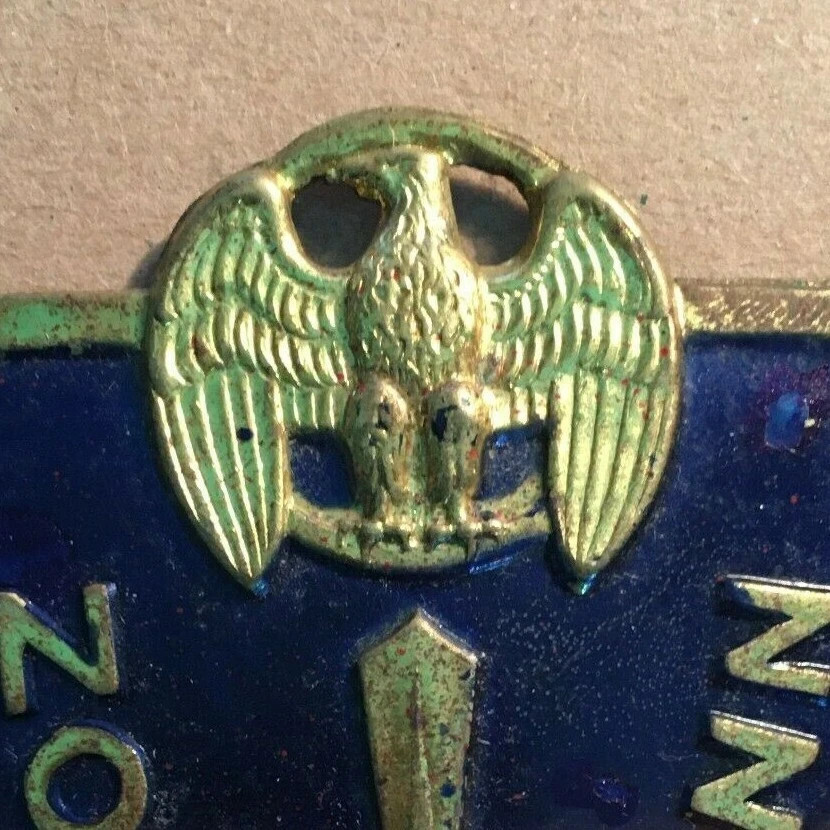 Napoli   Militaria   Distintivo Da Collezione   Metallo Laccato