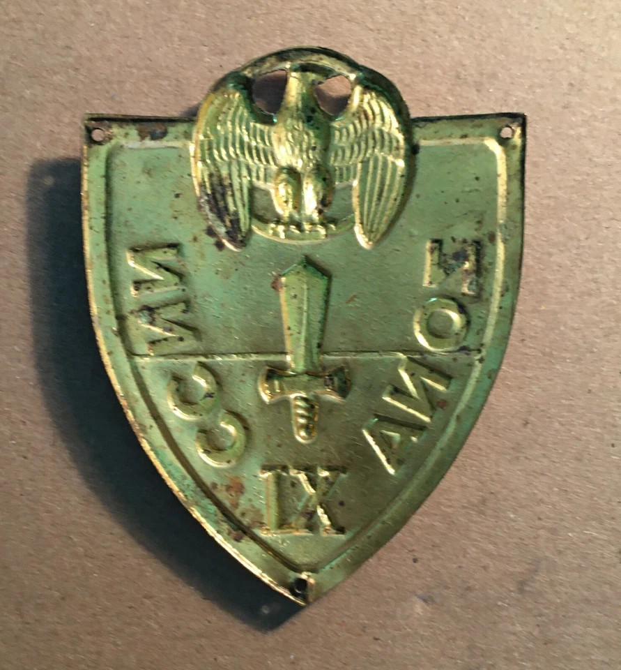 Napoli   Militaria   Distintivo Da Collezione   Metallo Laccato