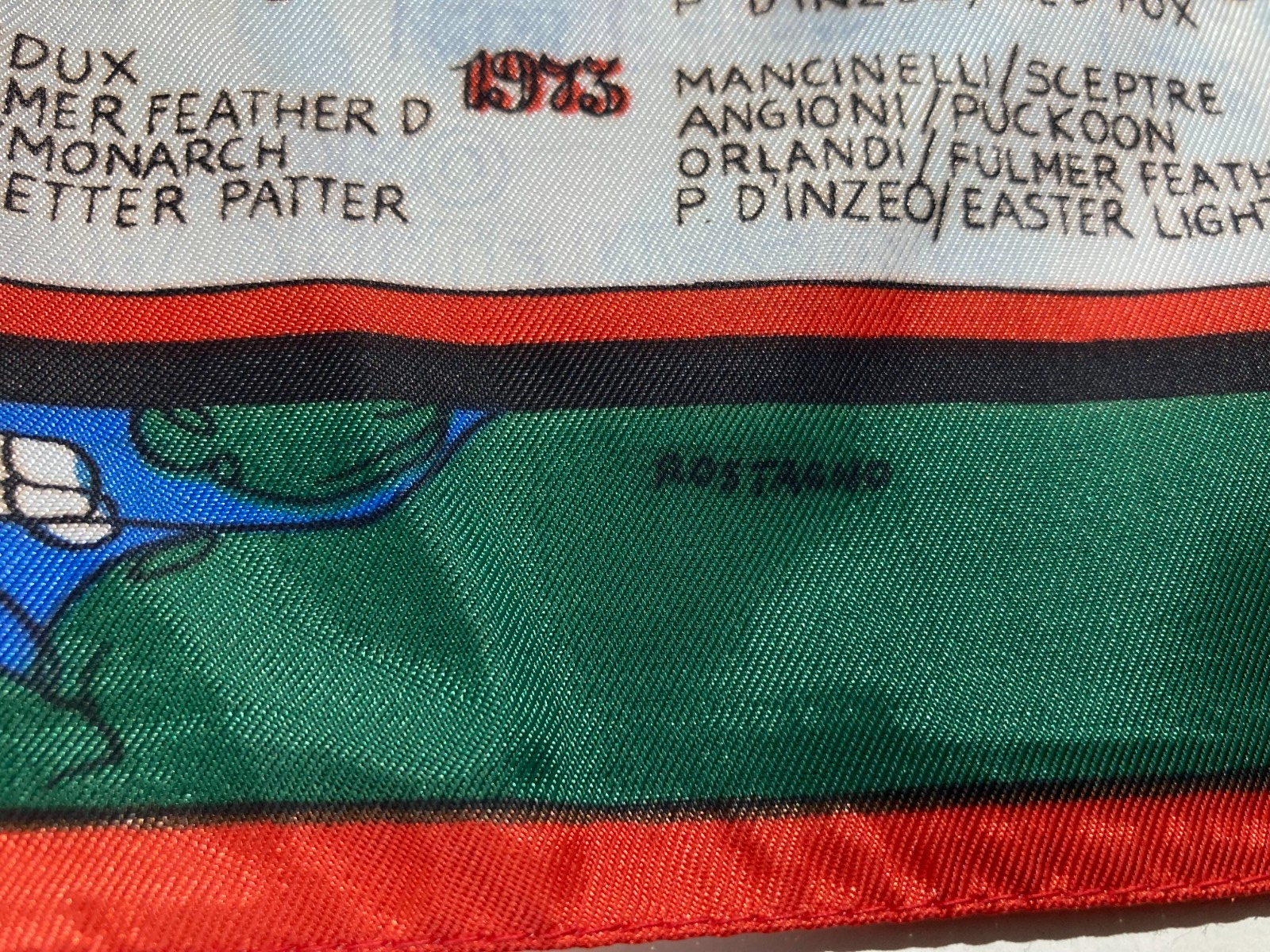 Equitazione, Cavalli E Palio Di Siena. Tessuto Pubblicitario Illustrato Da Rostagno