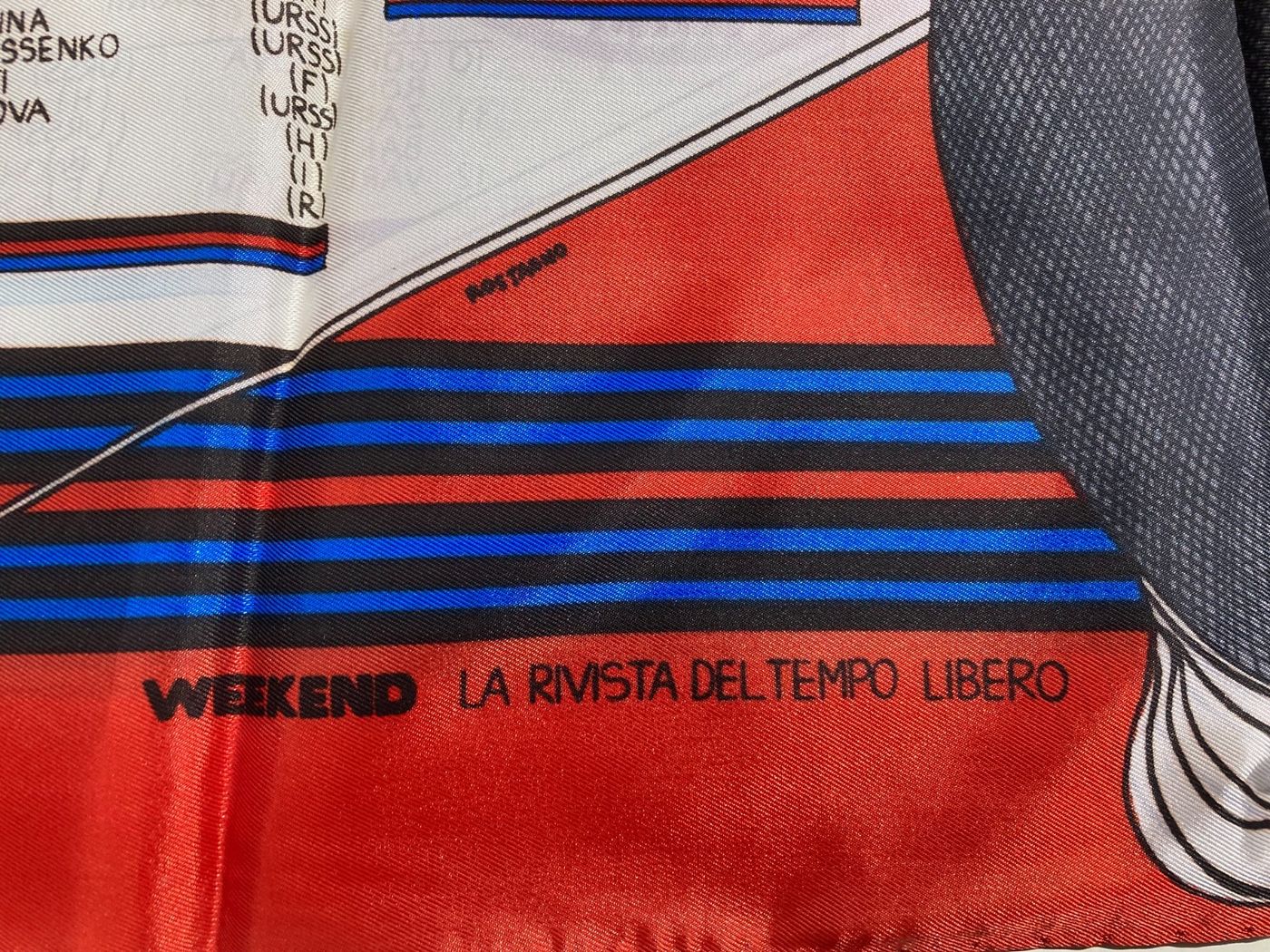 Sport, Scherma, Fioretto Femminile, Trofeo Martini, Foulard Pubblicitario, Rostagno