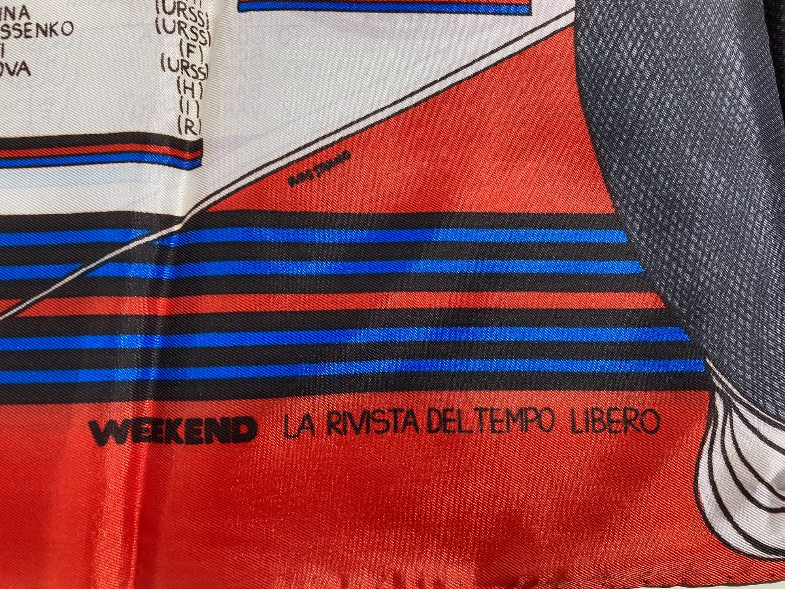 Sport, Scherma, Fioretto Femminile, Trofeo Martini, Foulard Pubblicitario, Rostagno