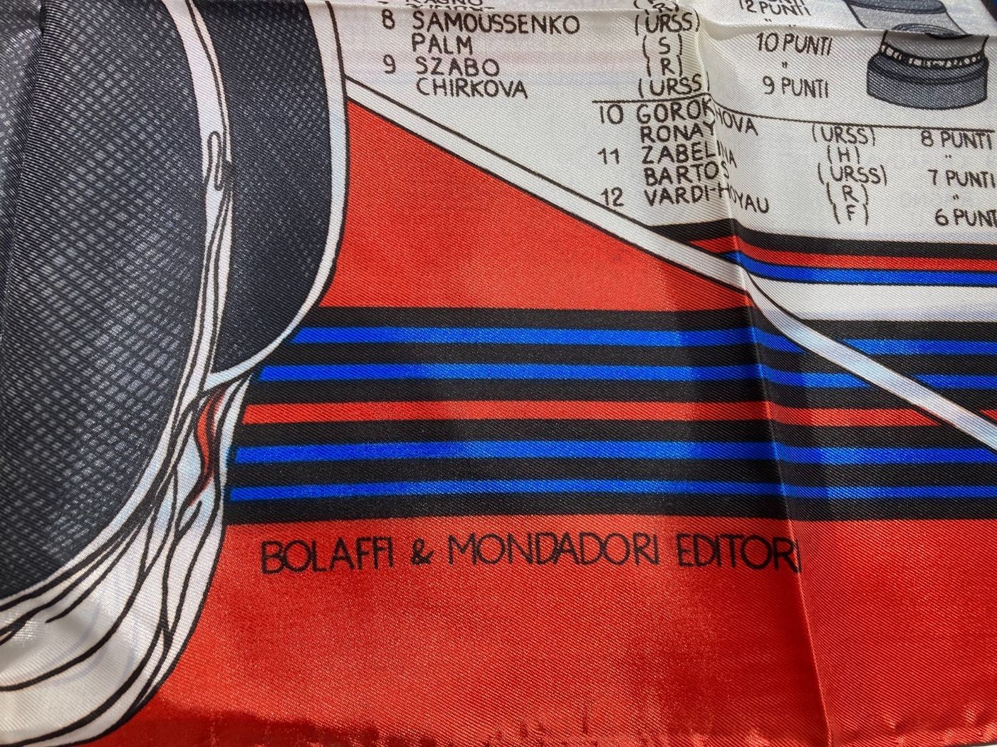 Sport, Scherma, Fioretto Femminile, Trofeo Martini, Foulard Pubblicitario, Rostagno