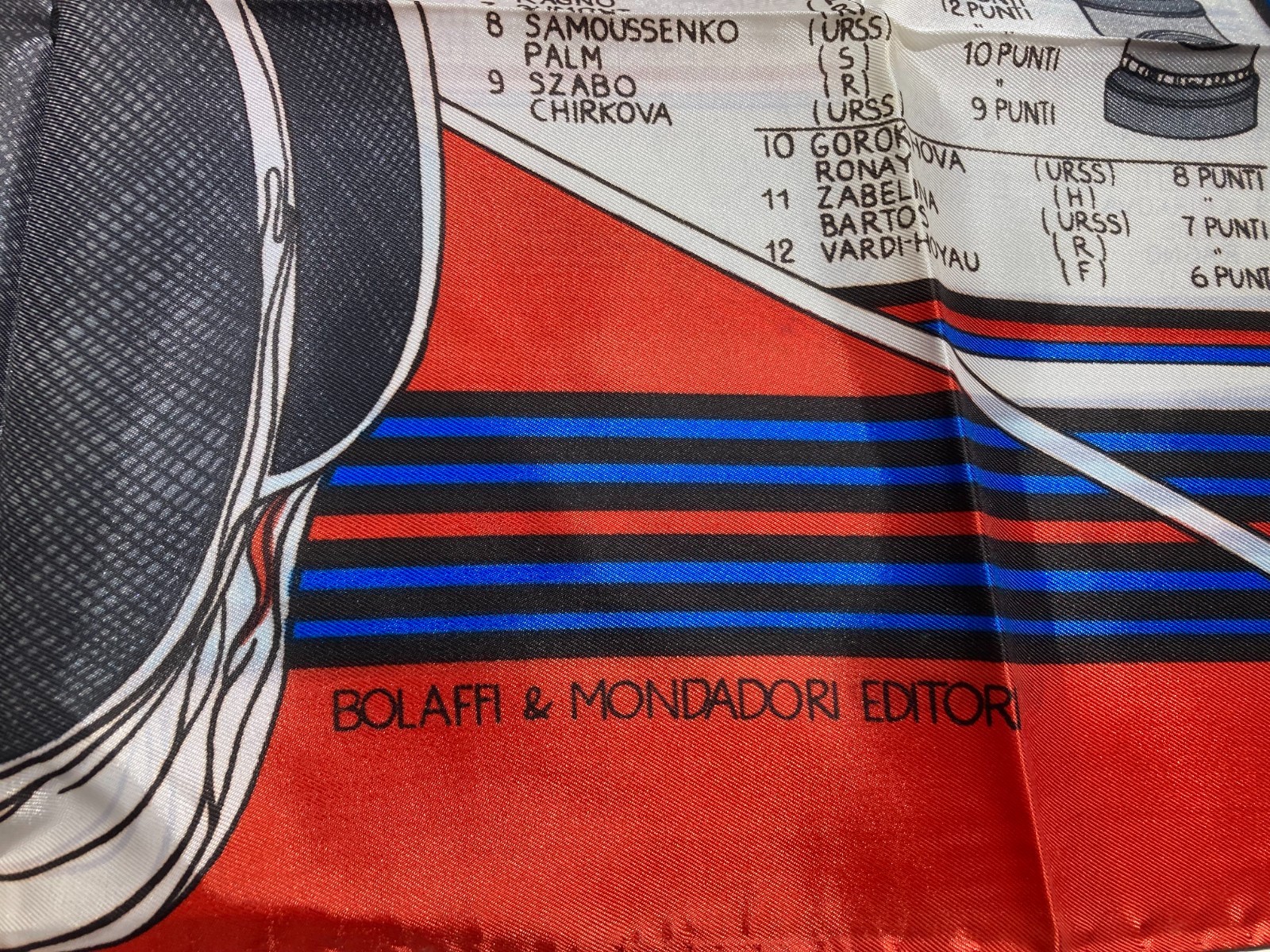 Sport, Scherma, Fioretto Femminile, Trofeo Martini, Foulard Pubblicitario, Rostagno